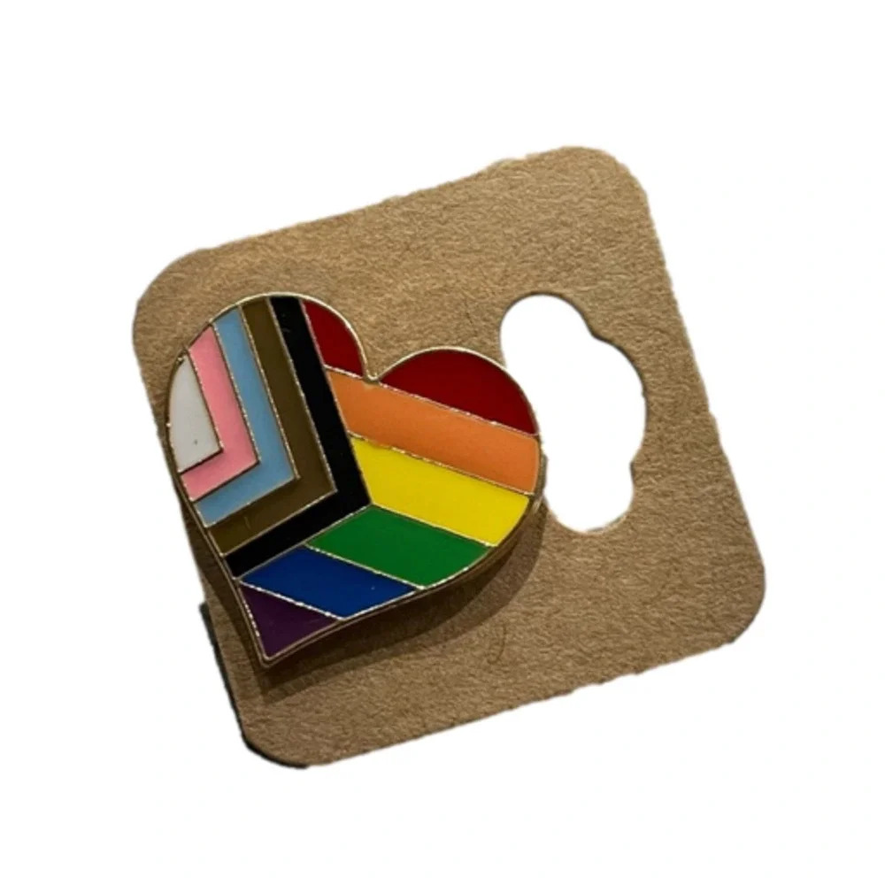 Pride Heart Metal Enamel  Pin $5 Bundled